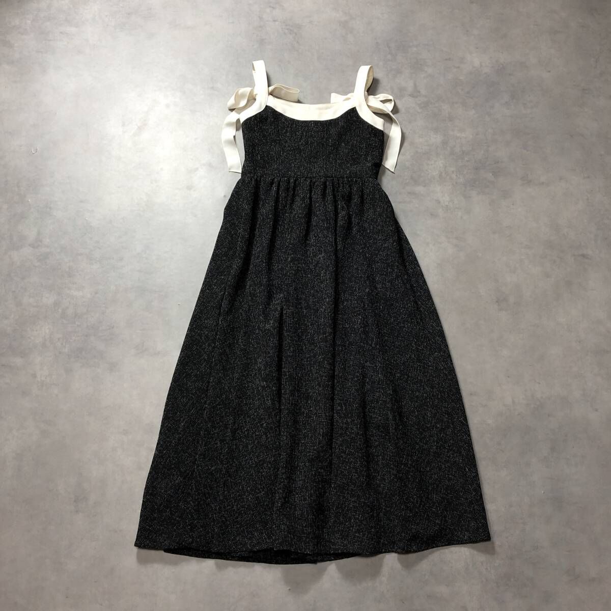 ワンピース Her lip to Verona Tweed Long Dress black Herlipto Verona Tweed Long Dress