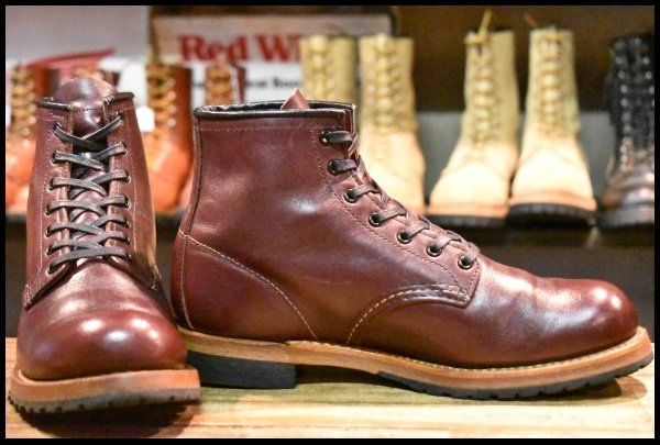 レッドウィングベックマン9411 ブラックチェリー　サイドジップ加工つき レッドウィングベックマン9411 ブラックチェリー サイドジップ加工つき