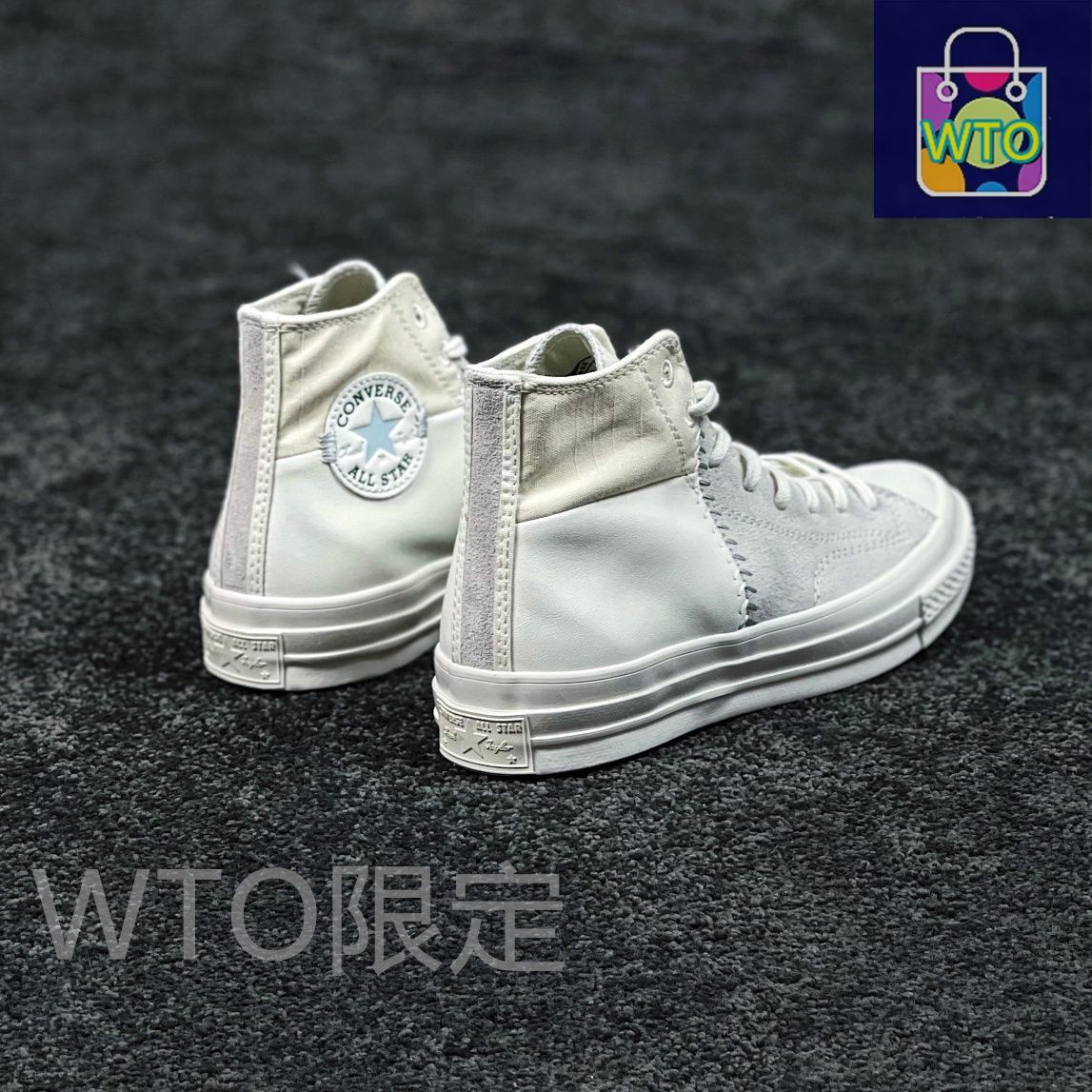 1970s 復古革パネルデザインスニーカー