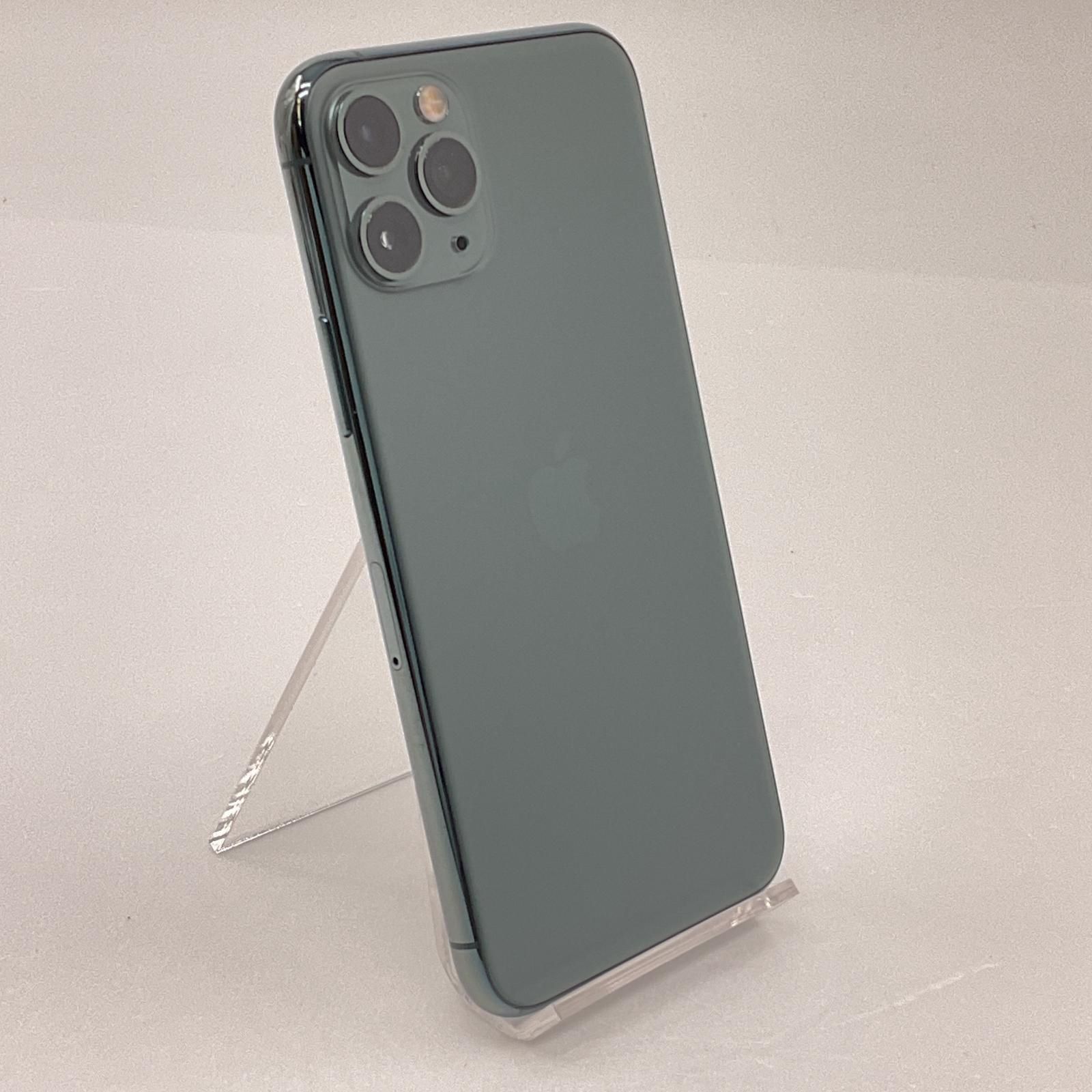 【全額返金保証】【最速発送】Apple iPhone 11 Pro 64GB ミッドナイトグリーン docomo 白ロム 美品 動作確認済 83%
