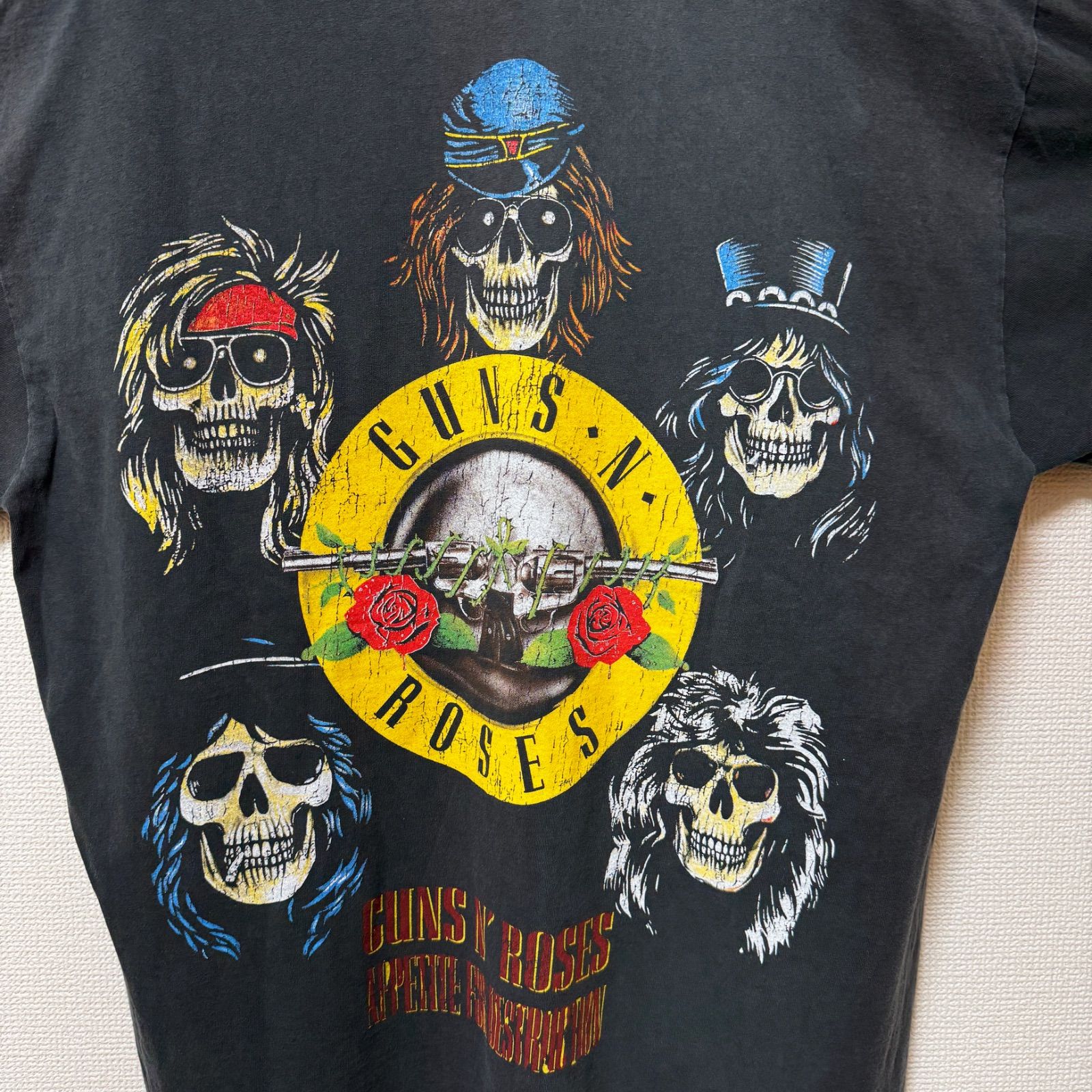 ガンズ・アンド・ローゼズ Tシャツ XLサイズ ブラック 90s USA製
