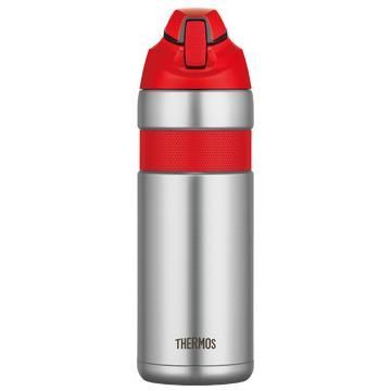 THERMOS サーモス FFQ-600 真空断熱ストローボトル ステンレスレッド