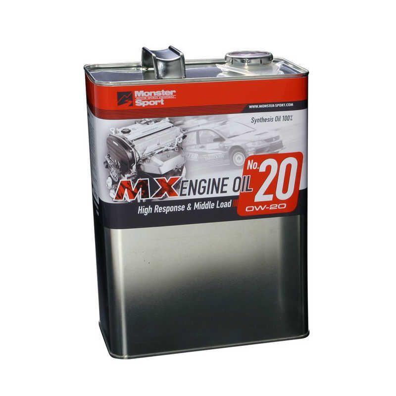 未開梱 MONSTERSPORT MXエンジンオイル 0w-20 4L入 各車適合 MXE00204