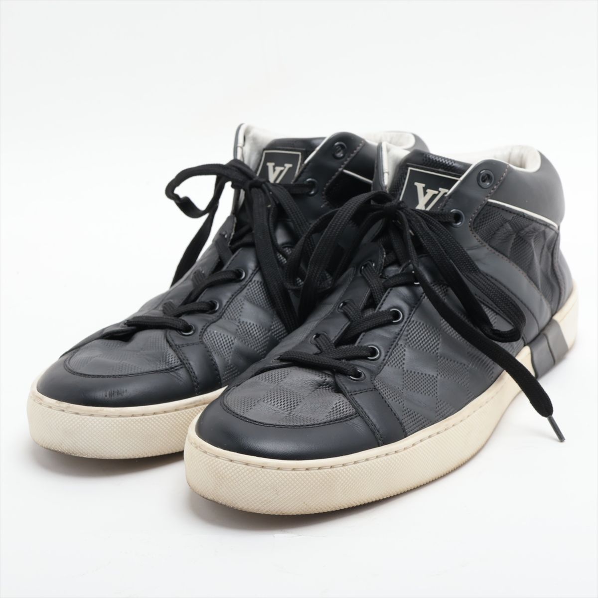 ルイヴィトン ハイカット レザー スニーカー 27cm 希少 ルイヴィトン