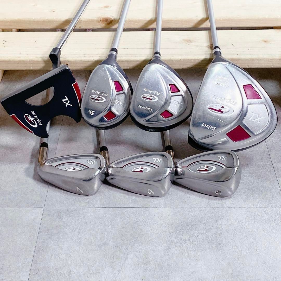 X840 TOP FLITE レディース ゴルフ クラブ ハーフ セット ピンク X840 TOP FLITE レディース ゴルフ クラブ ハーフ セット ピンク