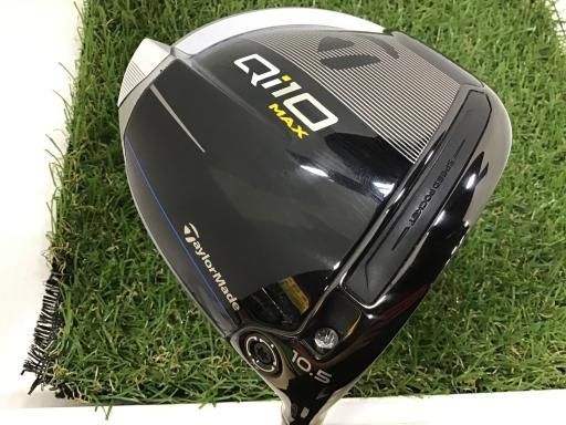 テーラーメイド Qi10 MAX 10.5° ドライバー DR 純正特注シャフト フレックスS メンズ 男性用 右利き 右用 Bランク ゴルフクラブ