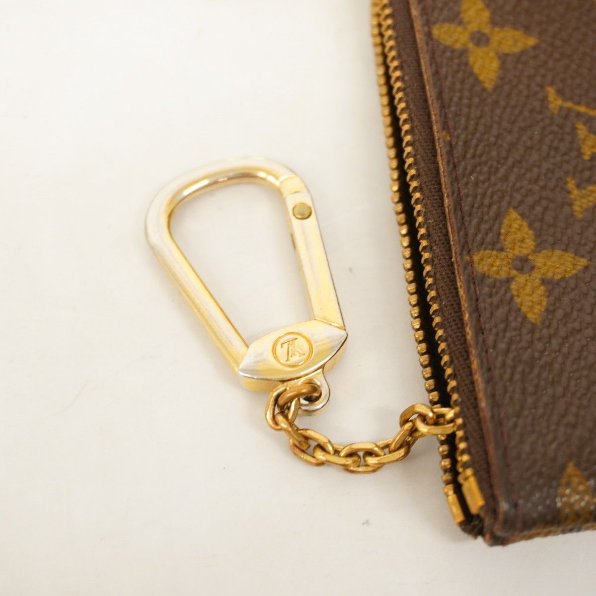 ルイヴィトン　ブランド　ブラウン　モノグラム　コインケース　ポシェットクレ ルイヴィトン LOUIS VUITTON モノグラム ポシェットクレ コイン