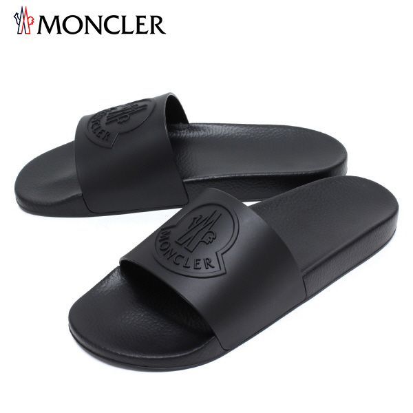サンダル MONCLER SS25 BASILE SLIDS SHOES (4C0002001A49 002) モンクレール MONCLER MONCLER BASILE トリコロール サンダル