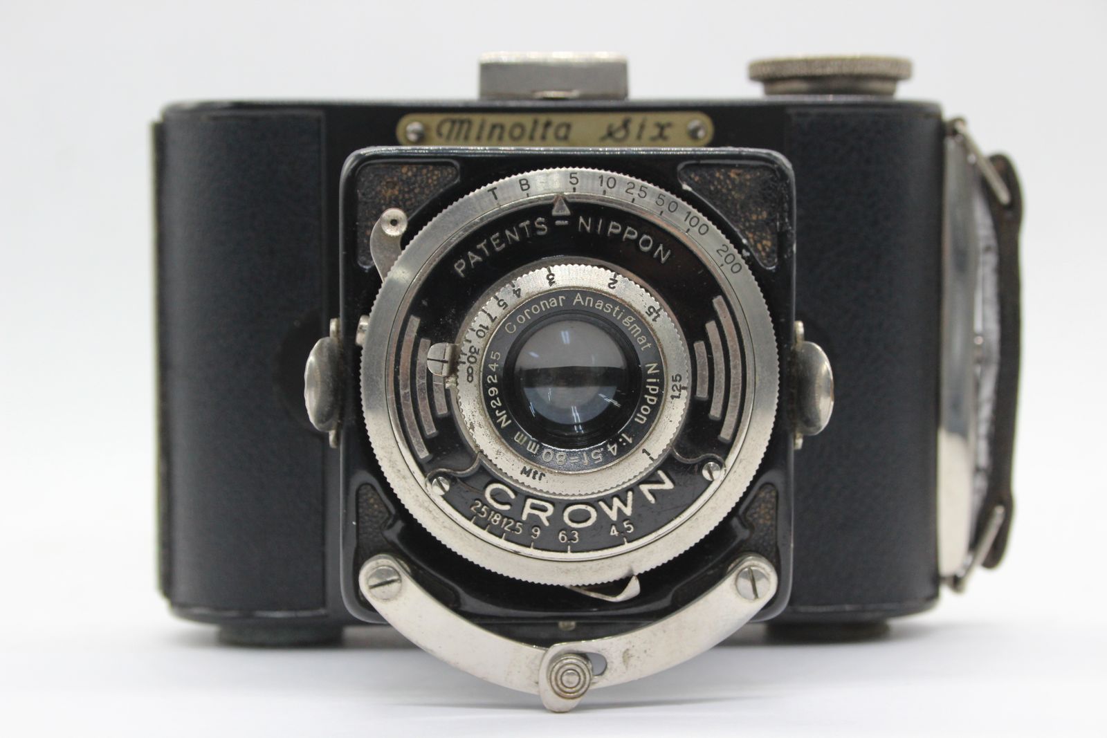 【訳あり品】 ミノルタ Minolta SIx Crown Patents-Nippon 80mm F4.5 カメラ s5544
