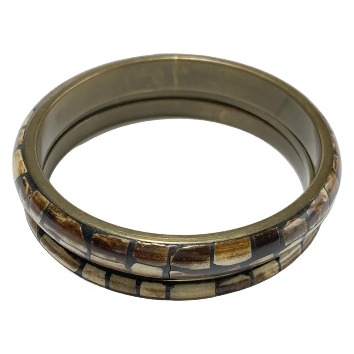  EPOCA エポカ バングル ゴールド ダークブラウン 3連バングル バングル リストバンド アクセサリー