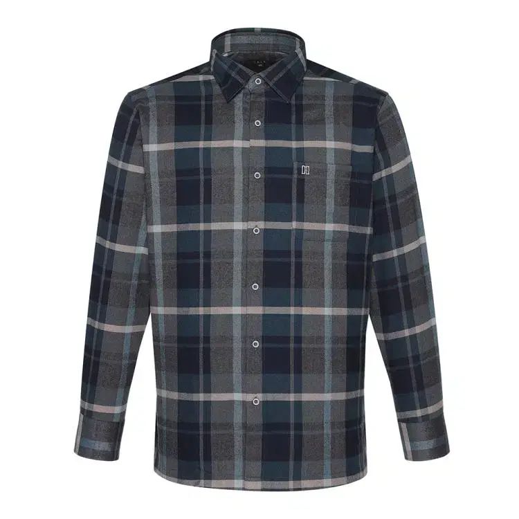 DAKS メンズ レギュラーフィット チェック シャツ グリーン 95 100 105 110