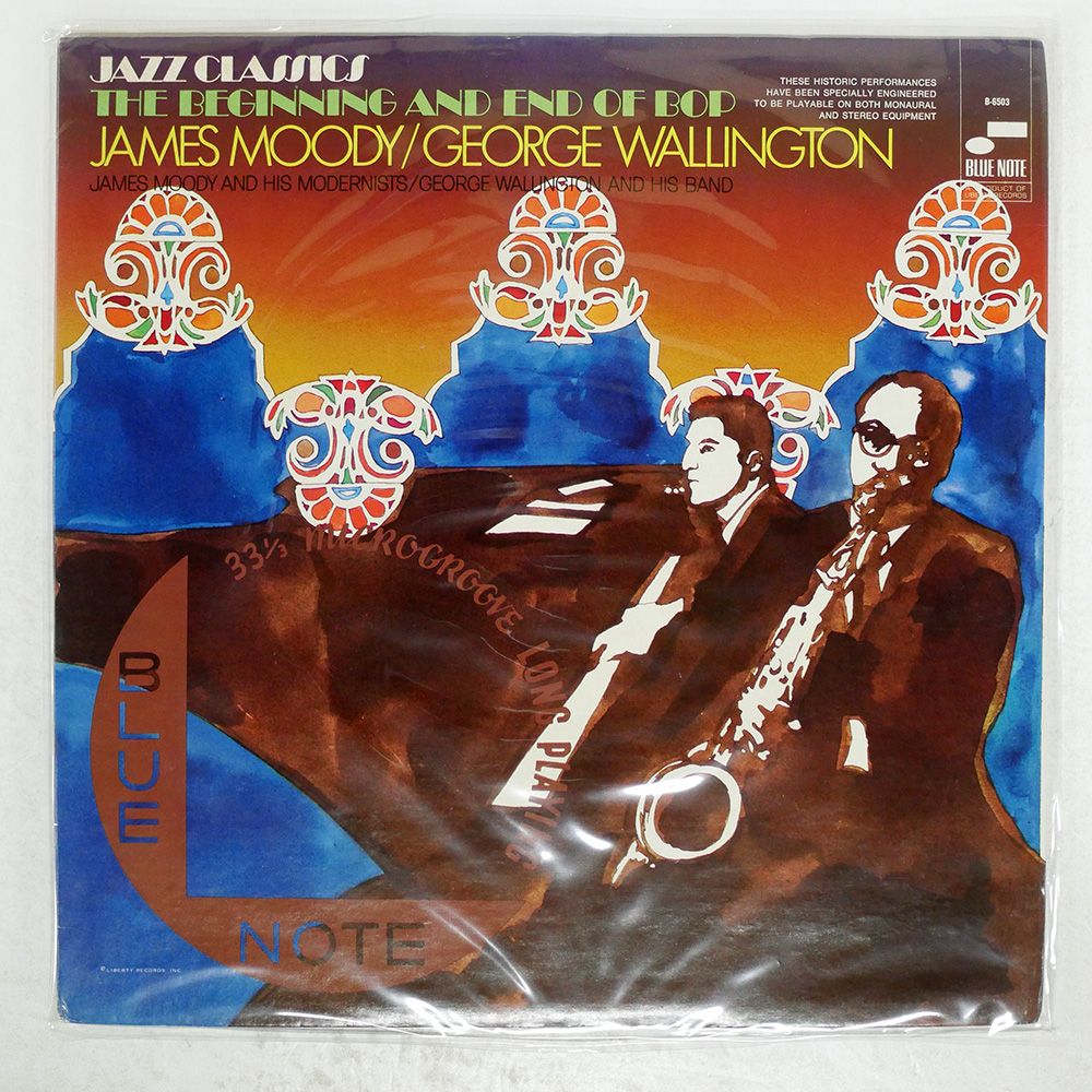 US盤 JAMES MOODY/BEGINNING AND END OF BOP/BLUE NOTE B6503 LP