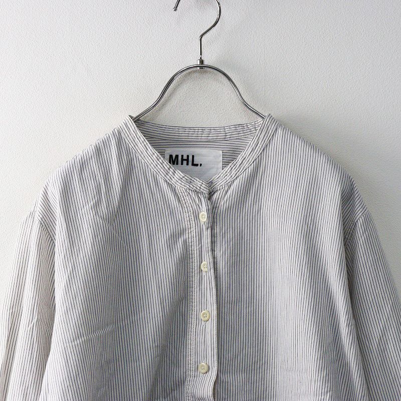 美品　マーガレットハウエル　MHL ブラウス　ショールカラー　トップス エムエイチエル マーガレットハウエル MHL. MARGARET HOWELL