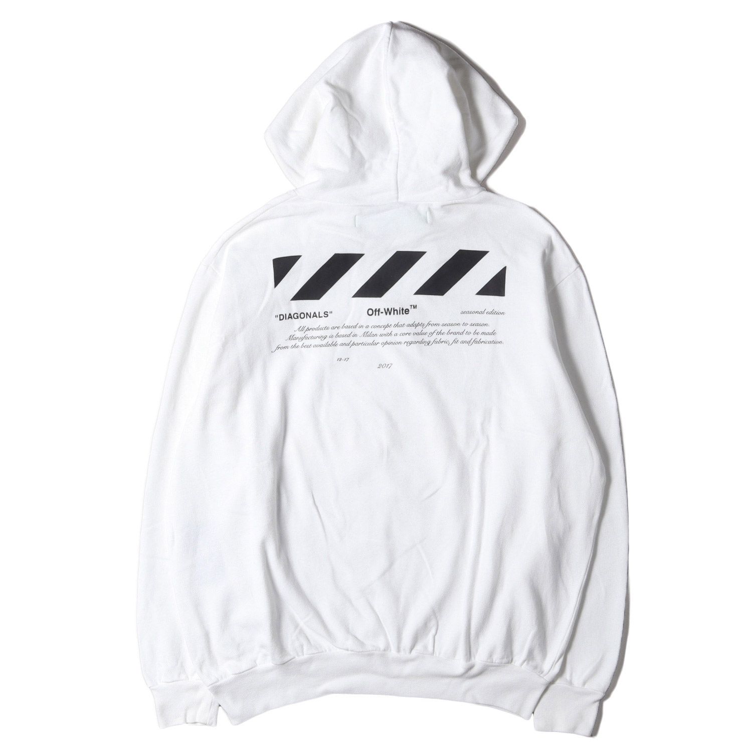 OFF-WHITE オフホワイト パーカー サイズ:XXL アイコンマーク