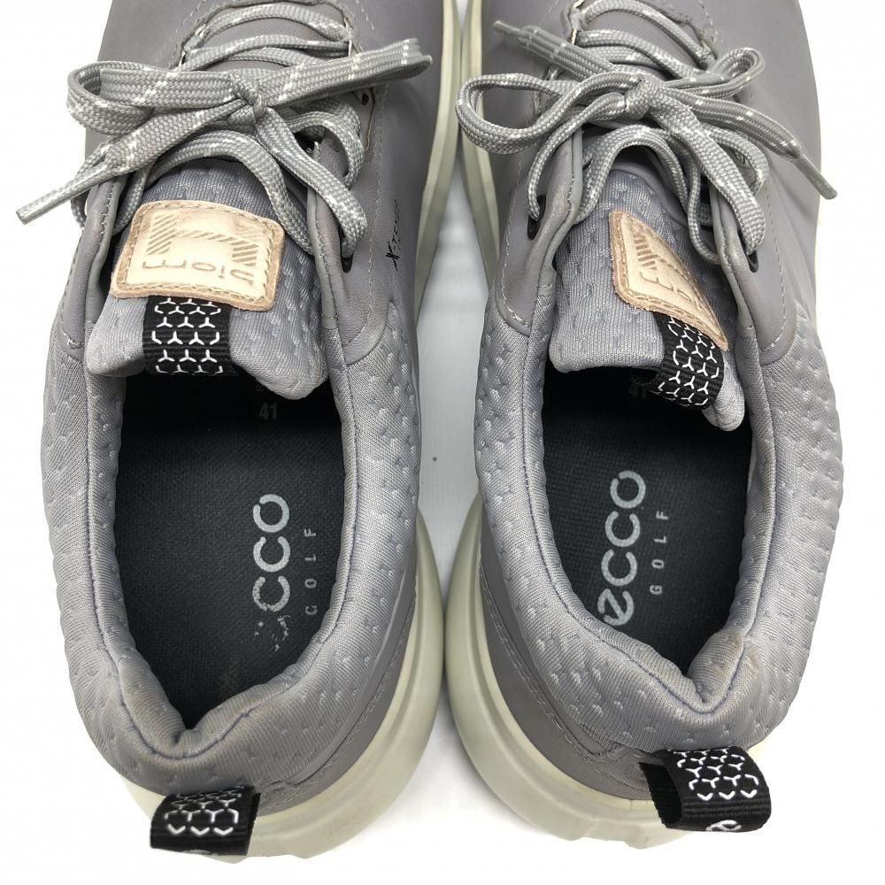 エコー ゴルフシューズ グレー スパイクレス BIOM HYBRID 410820401177