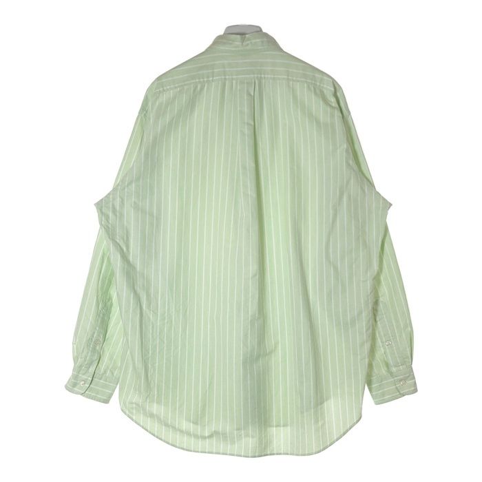 Ralph Lauren レディース OXシャツ4サイズ グリーンのストライプ PO2992EW010007_fw_thumbM.jpg