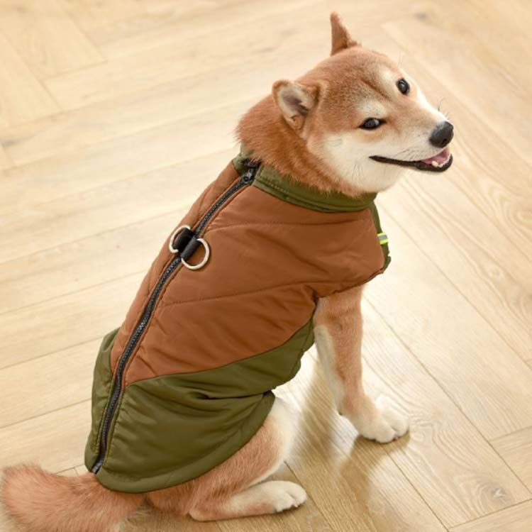 服 ジャケット ドッグウェア ベスト かわいい 袖なし 中綿 ダウン風 犬