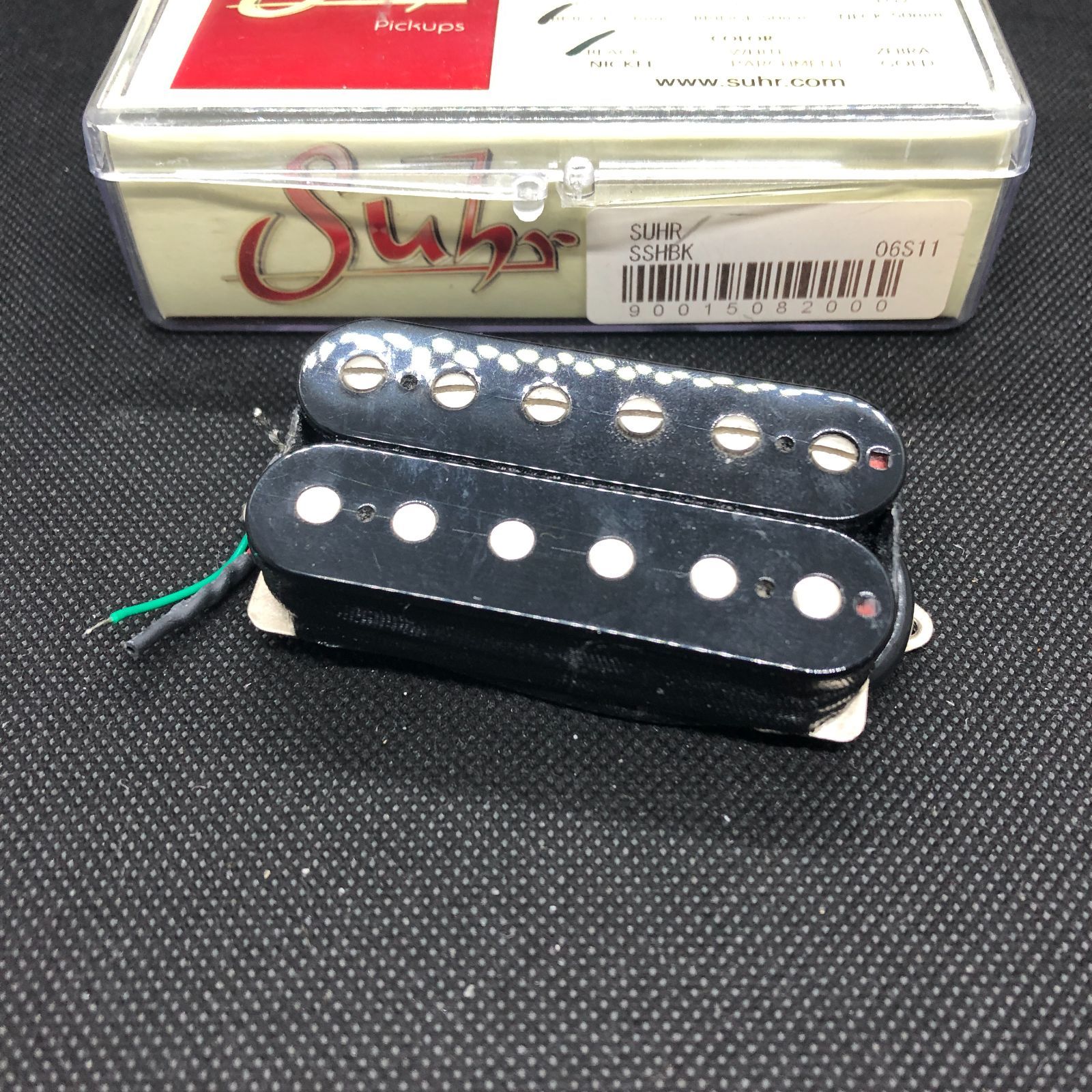 ギター Suhr SSH + Bridge 53mm Suhr SSH+ Humbucker Bridge Pickup - Black, 53mm | Sweetwater