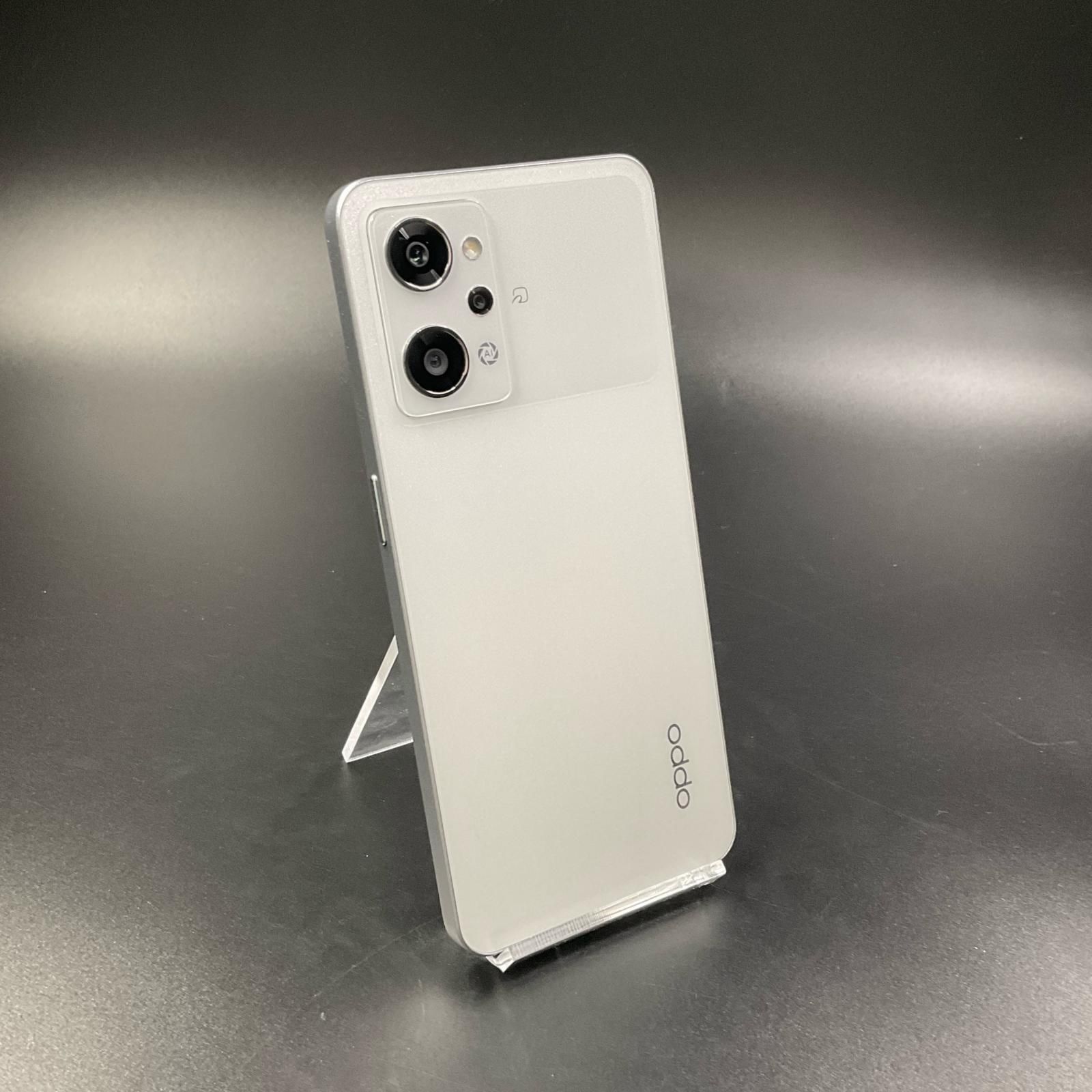 【全額返金保証】【最速発送】OPPO Reno9 A 128GB ムーンホワイト SIMフリー CPH2523 美品 動作確認済