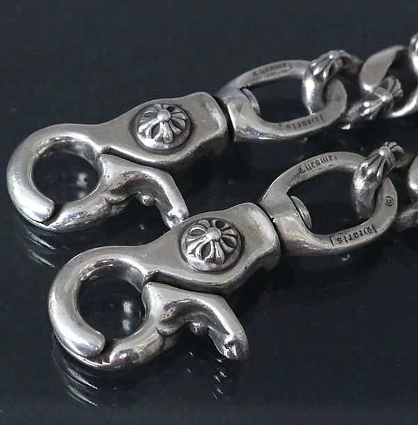 ファンシー ウォレットチェーン 2クリップ シルバー925 銀座店 クロムハーツ ファンシー ウォレットチェーン 2クリップ