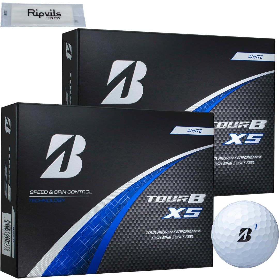 【話題】ブリヂストン 2024 TOUR B XS ツアー B X S ホワイト 2ダースセット 24球 ※オリジナル清掃シートセット