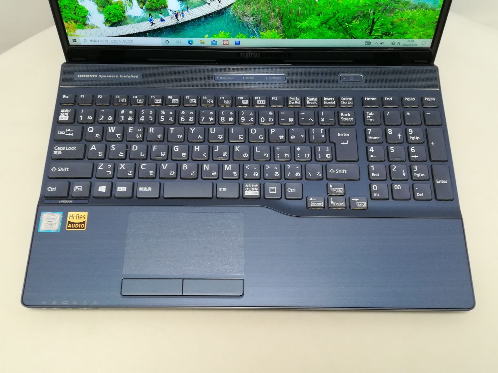 中古品☆富士通ノートパソコン FMV LIFEBOOK WA3/C2 FMVWC2A37L i7 