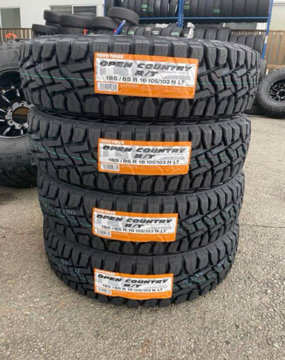 タイヤ4本セット TOYO オープンカントリーR|T 185|85R16 20 造 ホワイトレタータイヤ ジムニー全般に JB64 JB23など