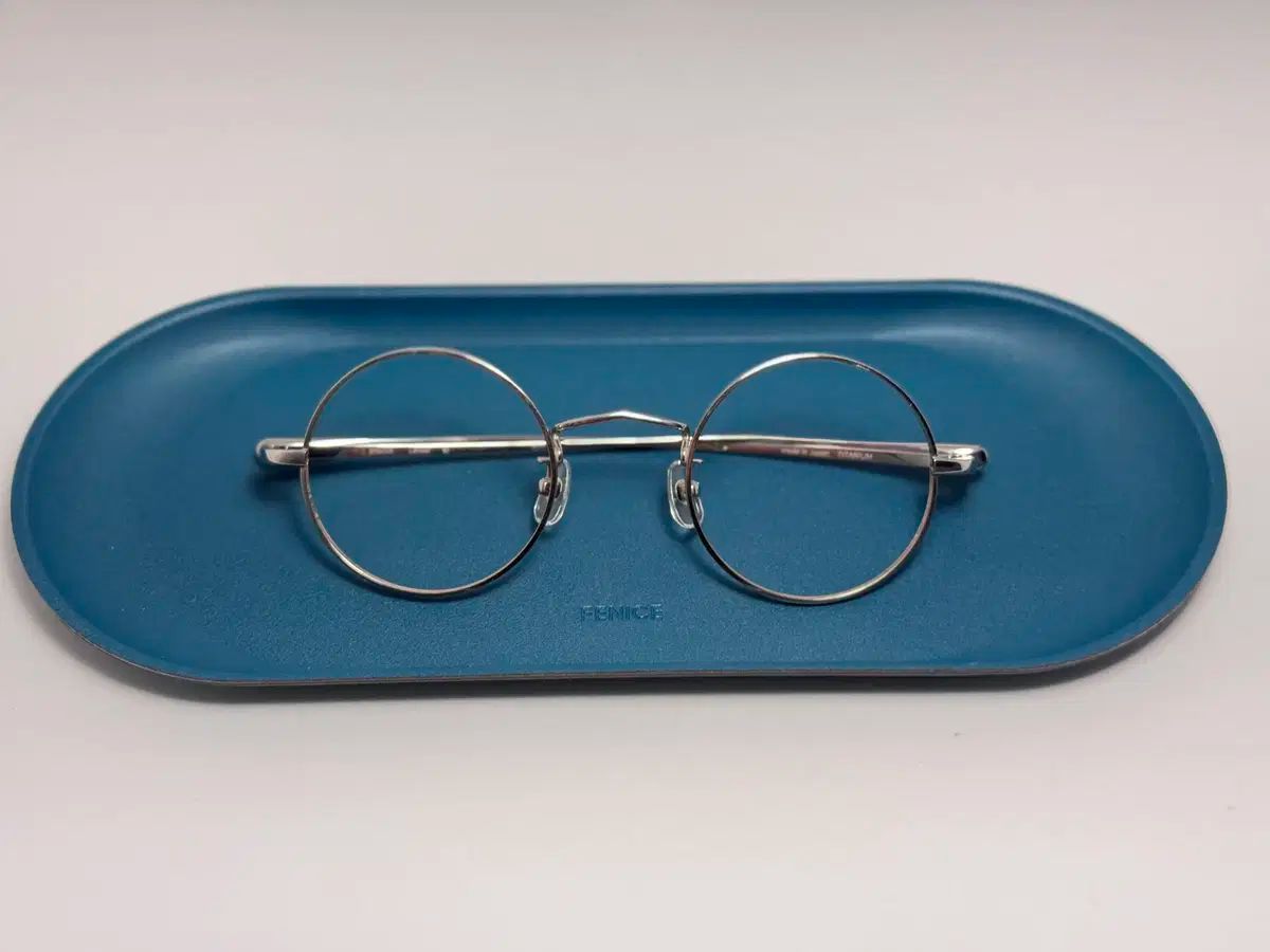 EFFECTOR エフェクター 丸い チタン シルバー メガネフレーム 0187