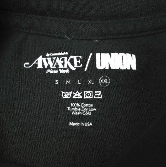 AWAKE NY x UNION アウェイク ニューヨーク ユニオン 別注 アメリカ製 AWAKE NY x UNION アウェイク ニューヨーク ユニオン 別注 アメリカ製