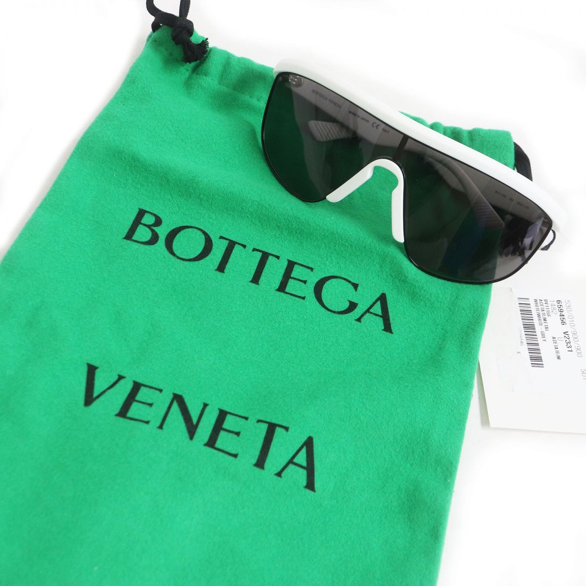 極美品□BOTTEGA VENETA/ボッテガヴェネタ BV1115S スポーツサングラス