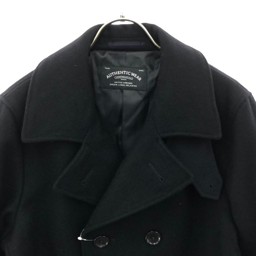 UNITED ARROWS ブラック ピーコート UNITED ARROWS（ユナイテッドアローズ）の「＜HYKE（ハイク