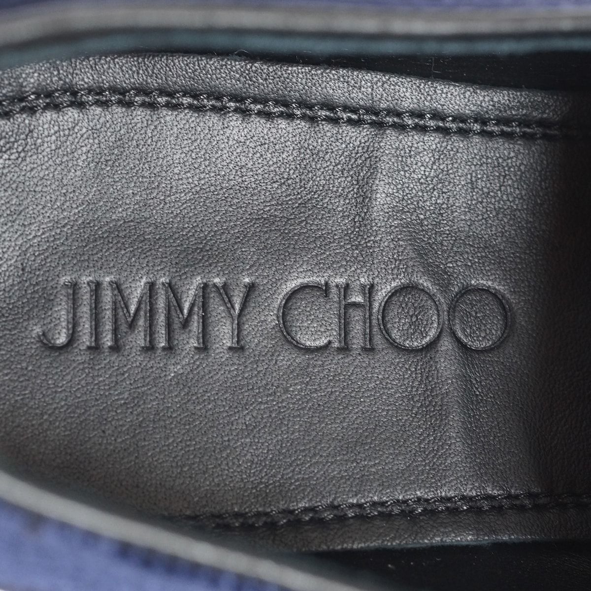 JIMMY CHOO(ジミーチュウ) シューズ 44 メンズ美品 - ダークネイビー ...