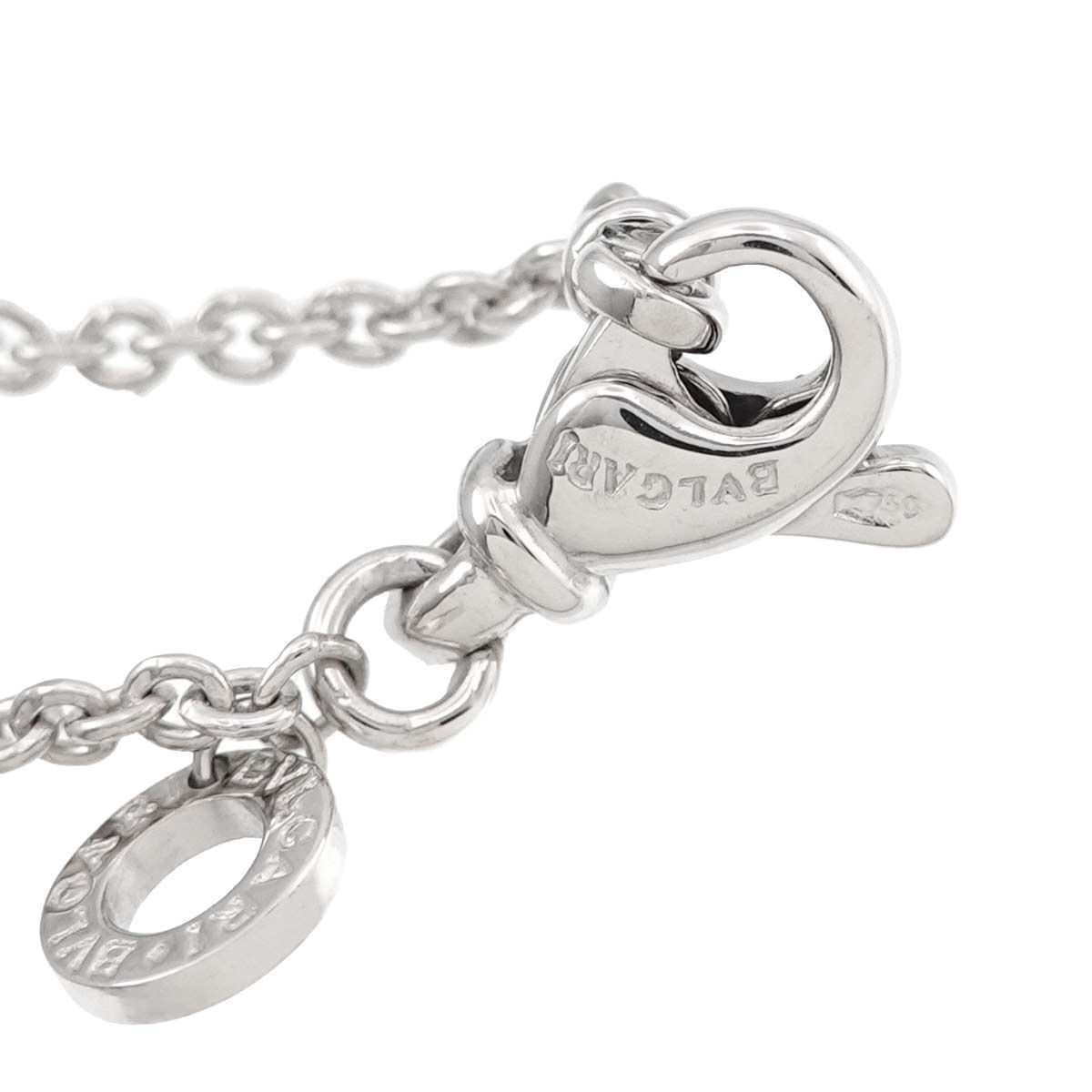 ブルガリ チェーン ネックレス 40cm K18 WGホワイトゴールド 750