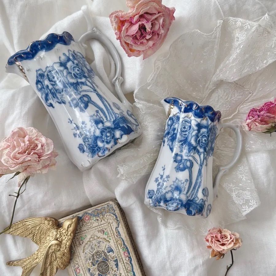 large| Victoria Ware Ironstone – イギリスアンティーク ピッチャー ジャグ