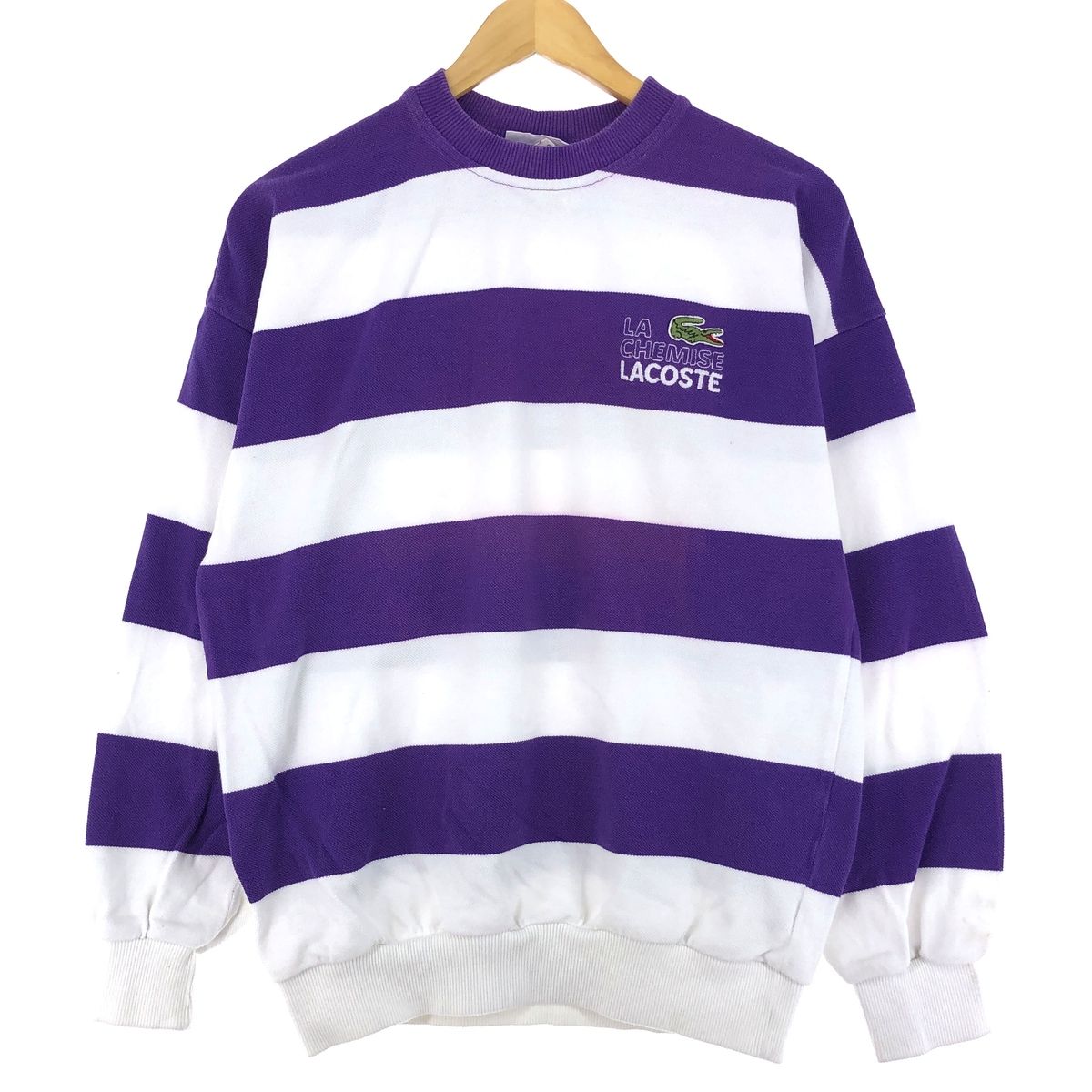 古着 80年代 ラコステ LACOSTE CHEMISE フレンチラコステ スウェットシャツ トレーナー メンズS ヴィンテージ/eaa436779