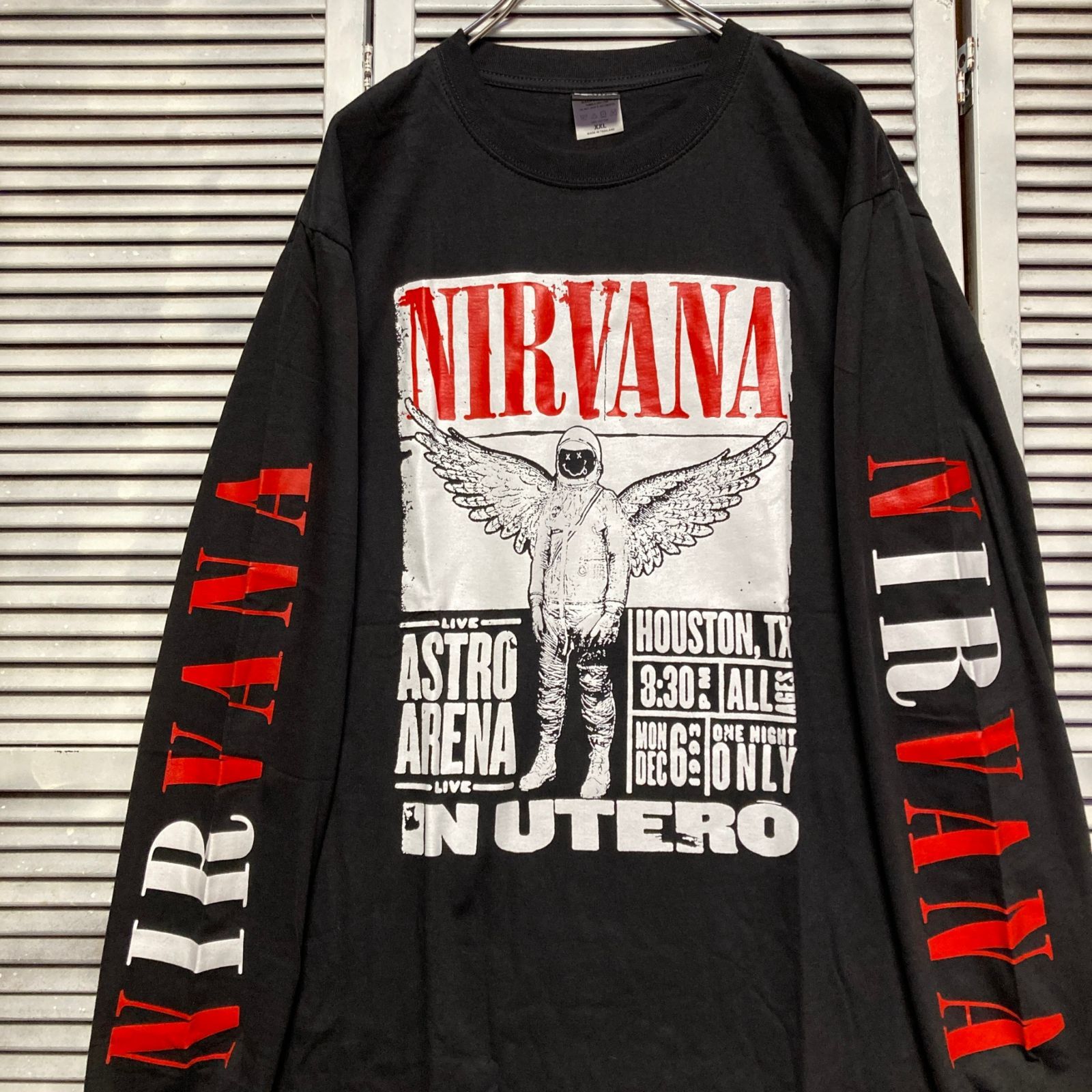 ⭐︎ ニルバーナ NIRVANA カートコバーン 黒 長袖 Tシャツ ロンT 