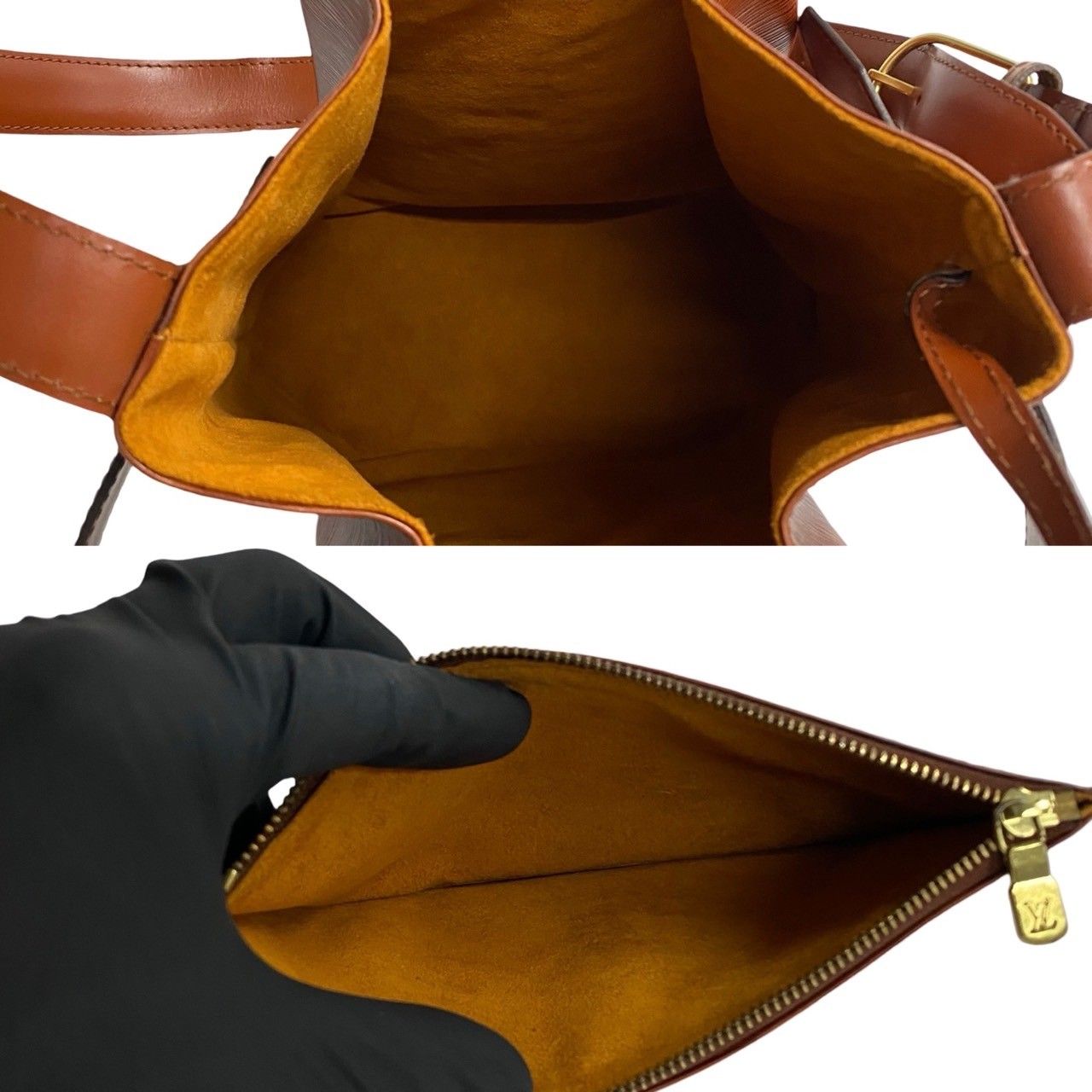 極 美品 ポーチ付 LOUIS VUITTON ルイヴィトン サックデポール GM エピ 