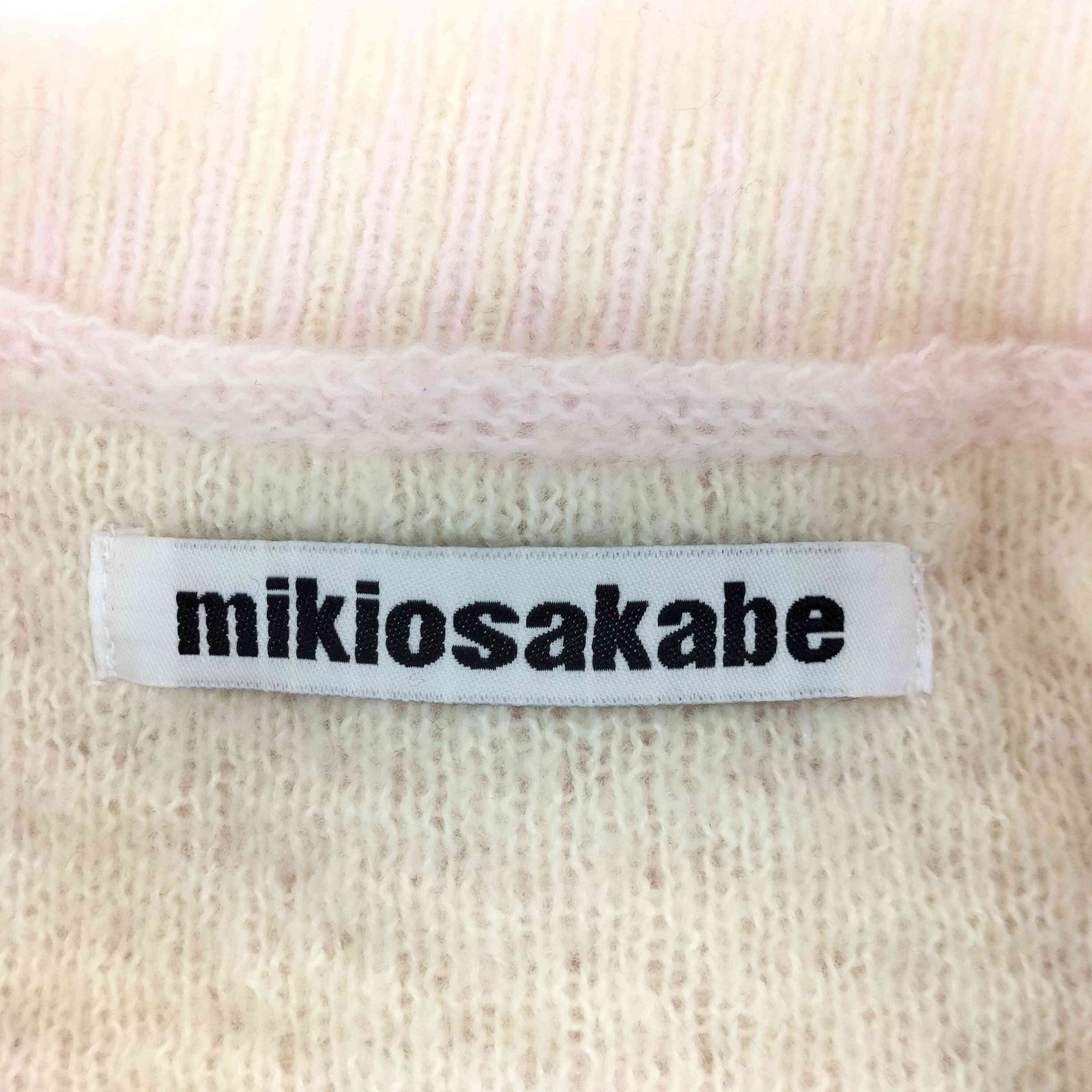 MIKIOSAKABE(ミキオサカベ) ジップデザインニット レディース 表記無  中古 古着 0727 ミキオサカベ MIKIOSAKABE ジップデザインニット レディース