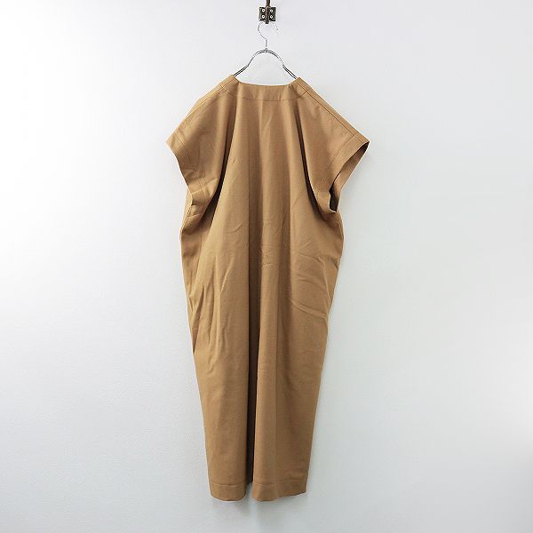 美品 SACRA サクラ ライトメルトン ワンピース 38/ベージュ 