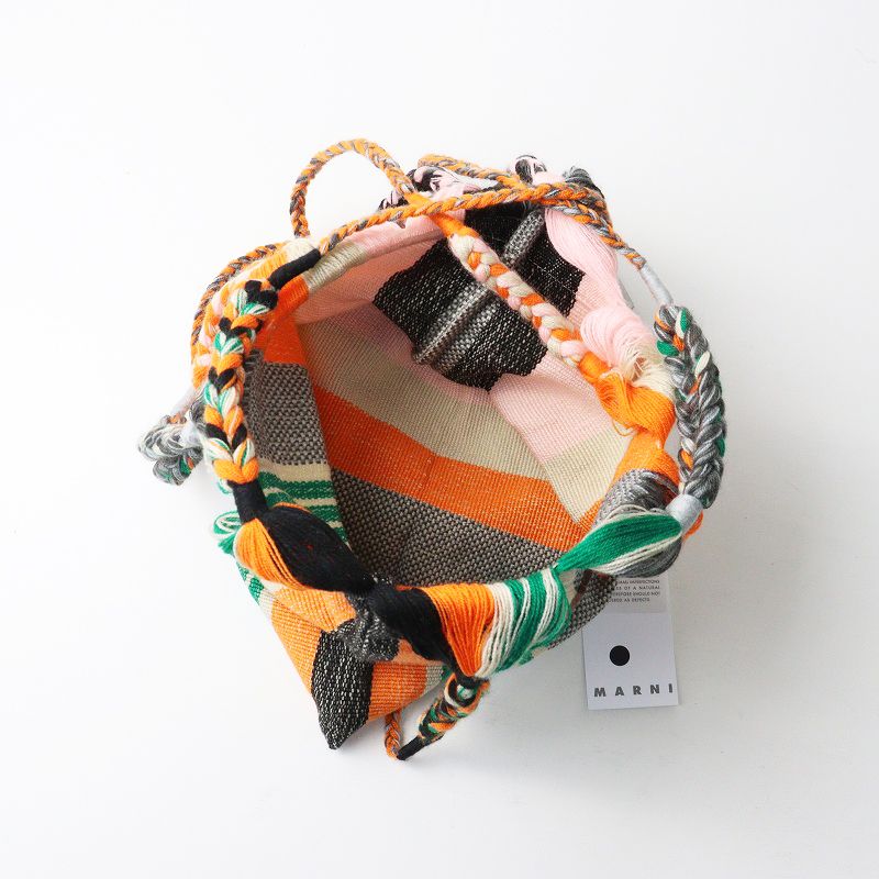 未使用 マルニ マーケット MARNI MARKET CROSS HAMMOCK BAG クロス