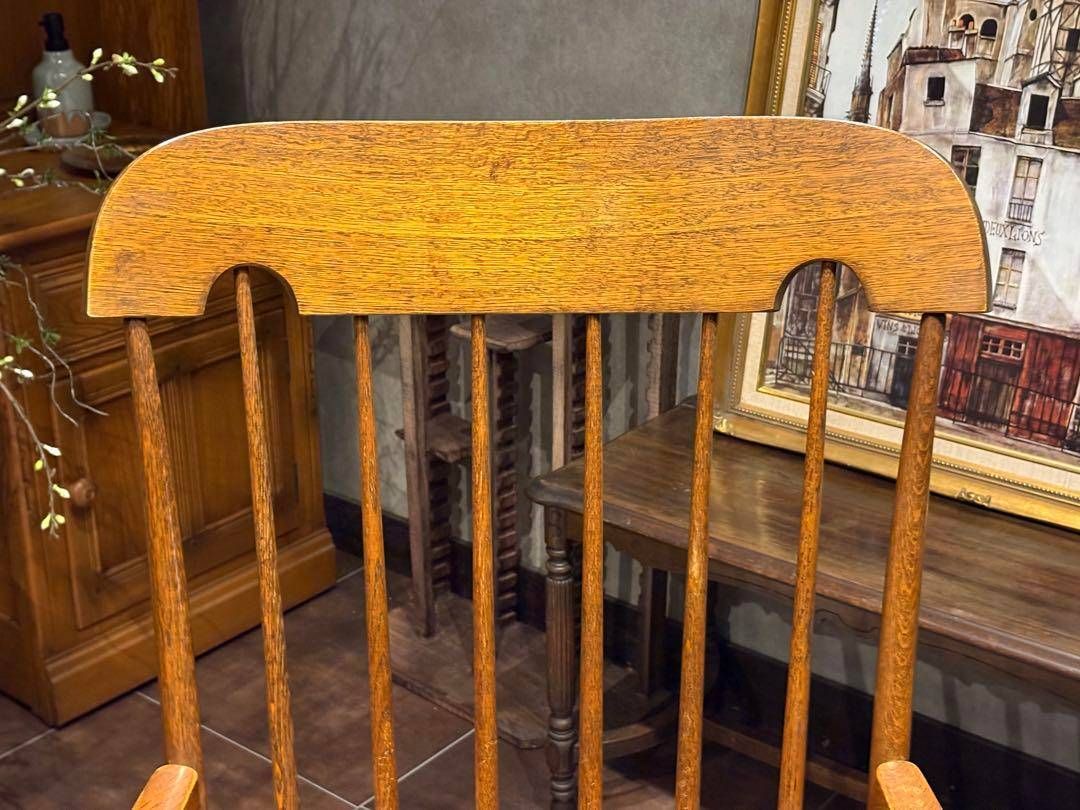 飛騨産業　キツツキ　ロッキングチェア　ダイニング　アンティーク　ビンテージ　SG 飛騨産業 キツツキ ロッキングチェア ダイニング アンティーク