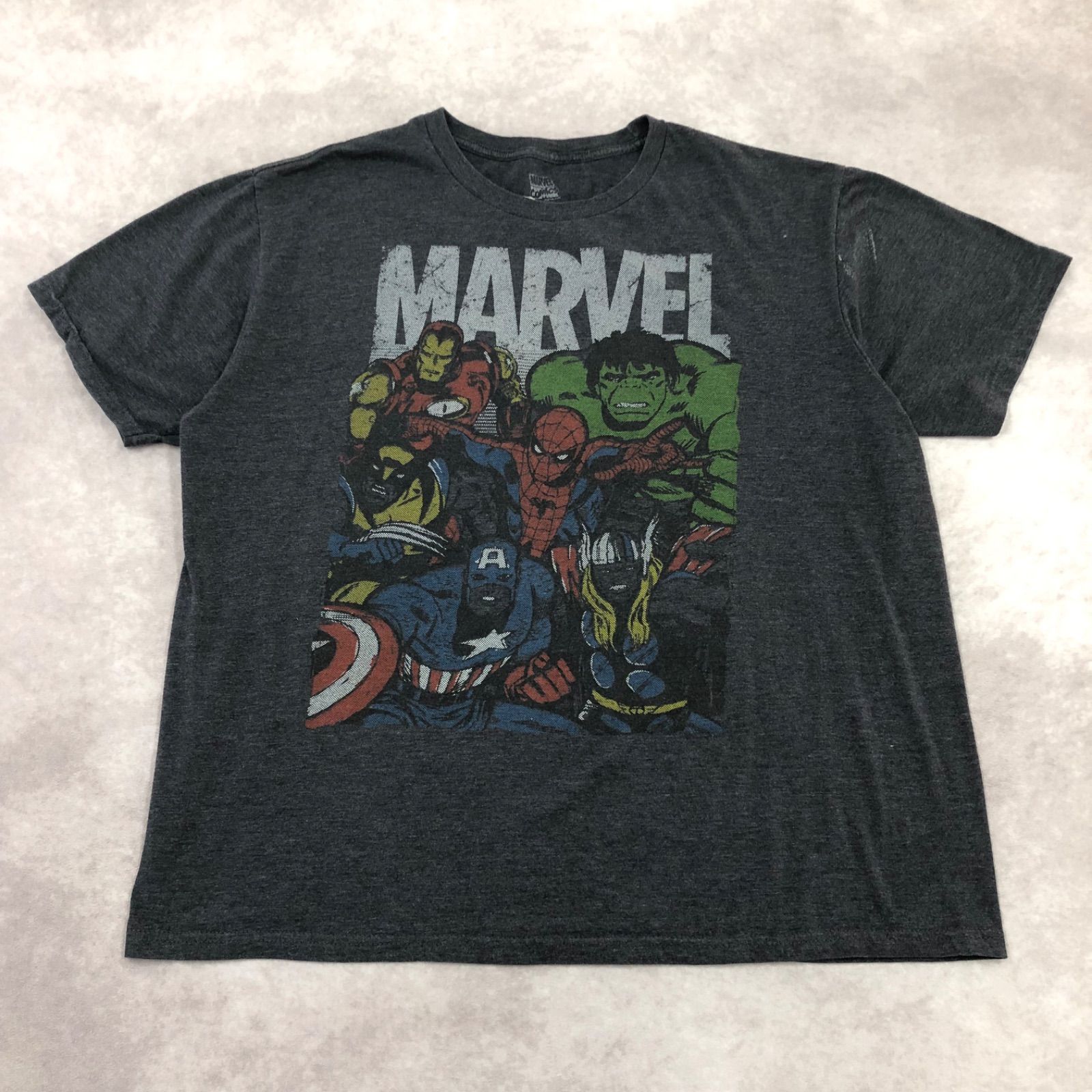 MARVEL COMICS マーベルコミック Tシャツ 半袖 ヒーロー キャラクター  