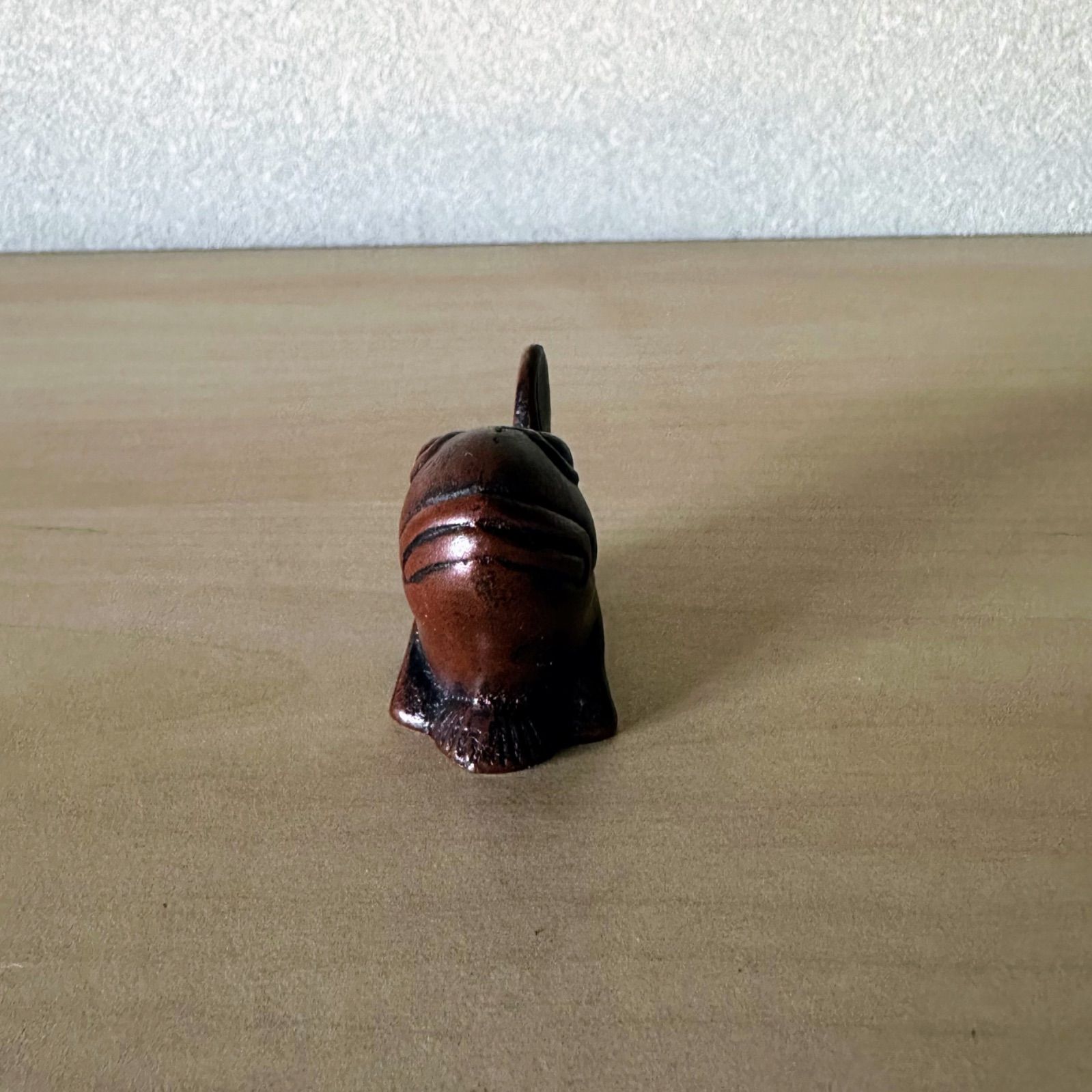 渡辺景秋 黄銅 むつごろう 書鎮 文鎮 鋳銅 高岡銅器 - メルカリ
