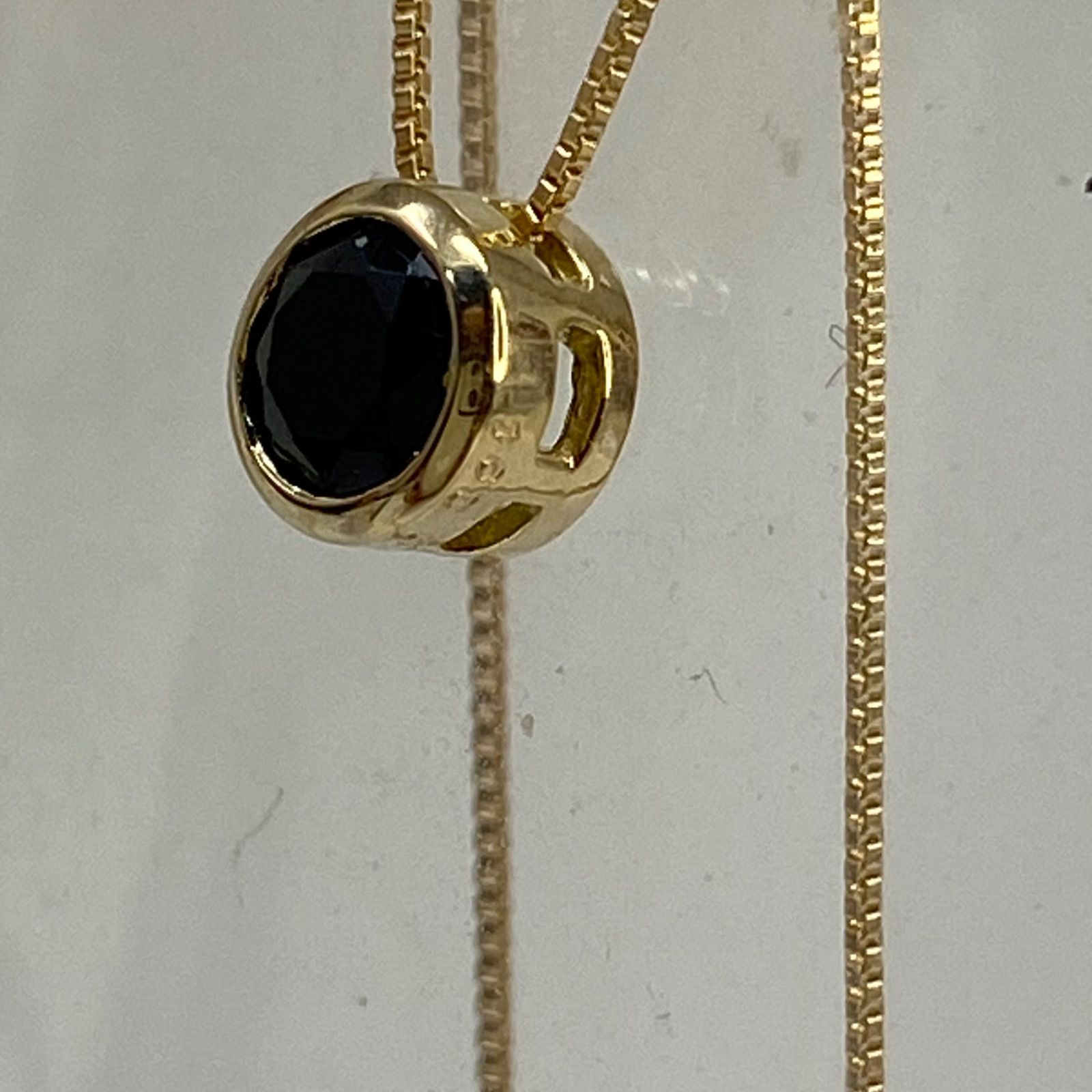 k18YG AU750 18金 天然ブラックダイヤモンド 0.29ct - メルカリ