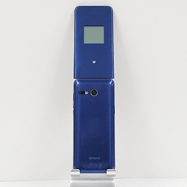 かんたんケータイ KYF41 au ロイヤルブルー 送料無料 本体