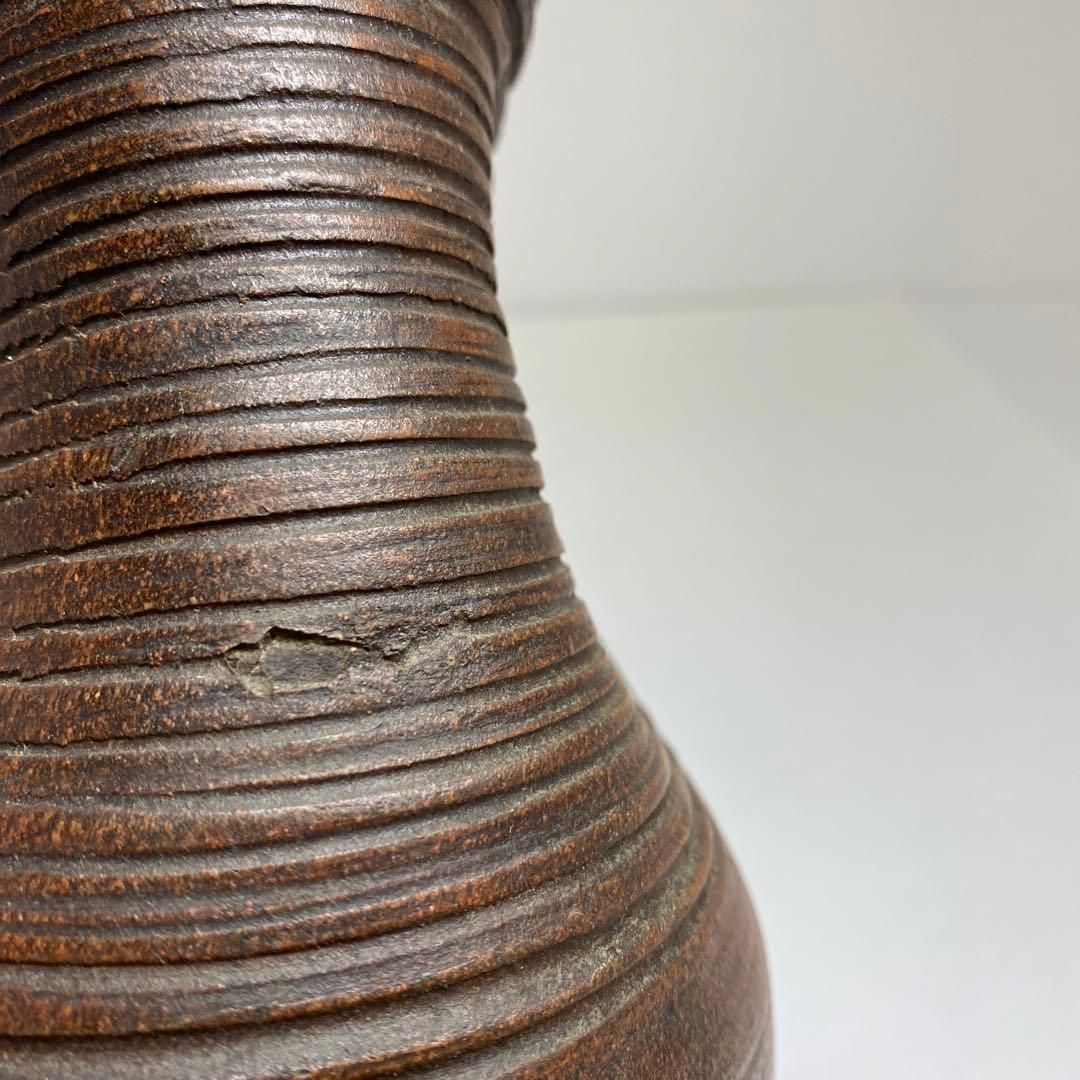 時代 備前焼 傘徳利 花入れ