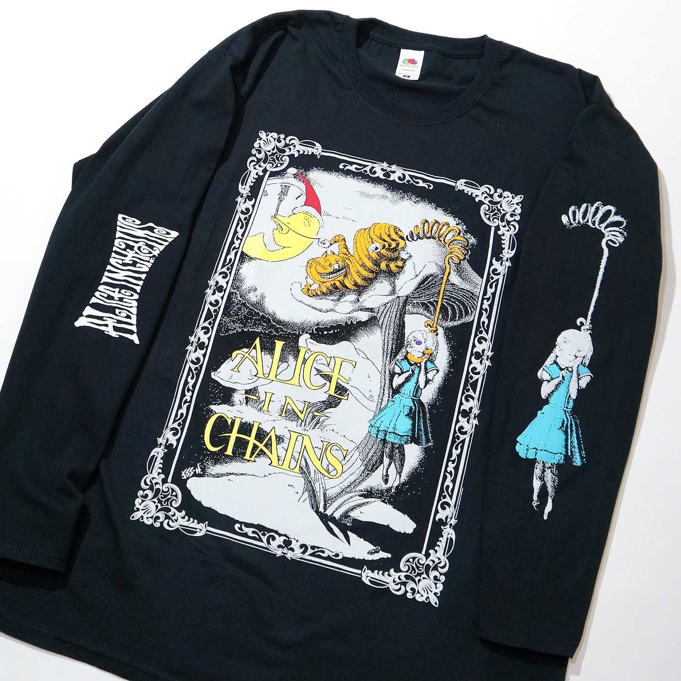 90sアリスインチェインズ フルーツタグ ロングTシャツ L 新品 公式 アリス・イン・チェインズ Tシャツ Alice in Chains 長袖