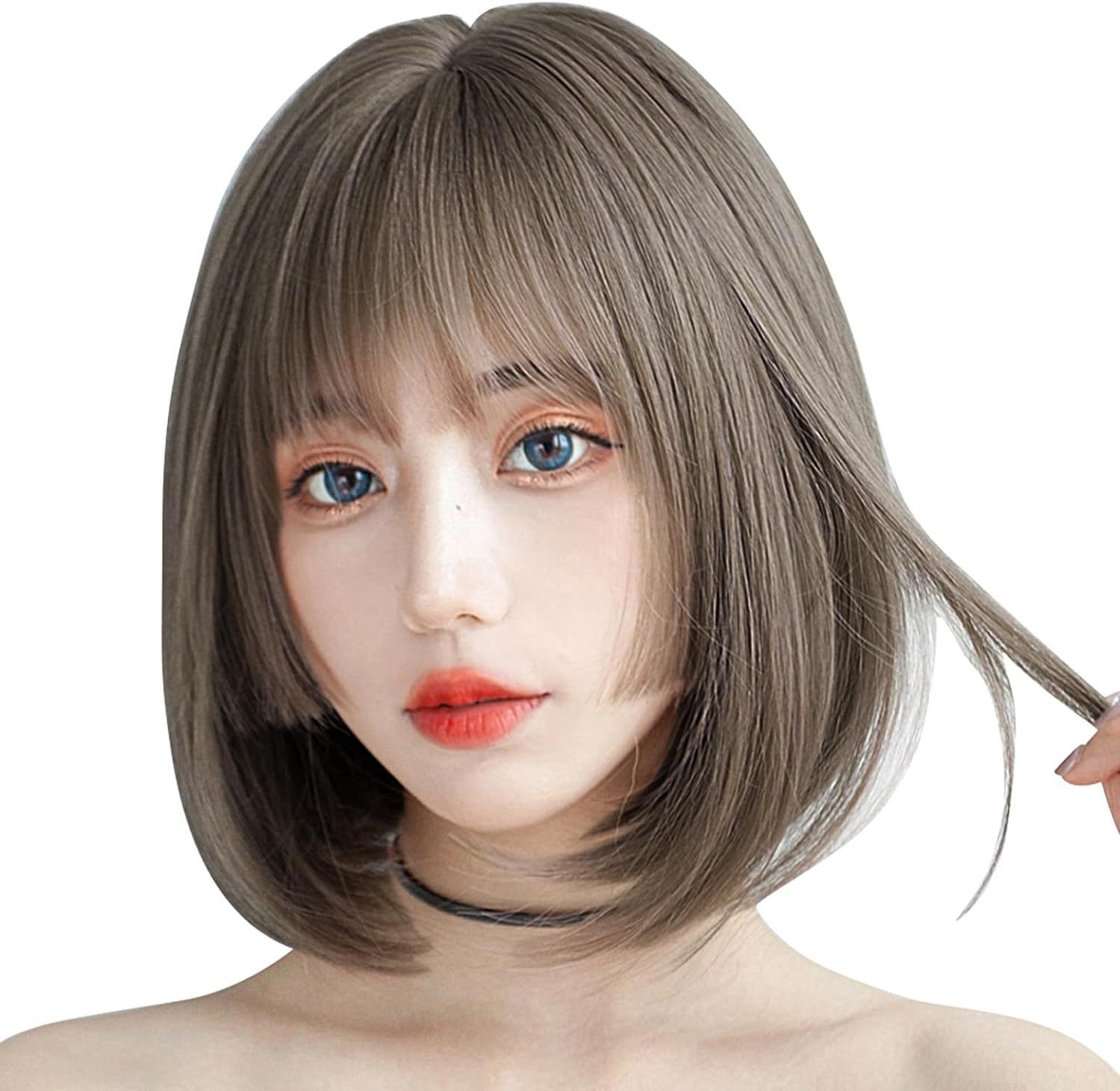 ウィッグ ボブ 姫カット Candybay ぱっつん前髪 ショート