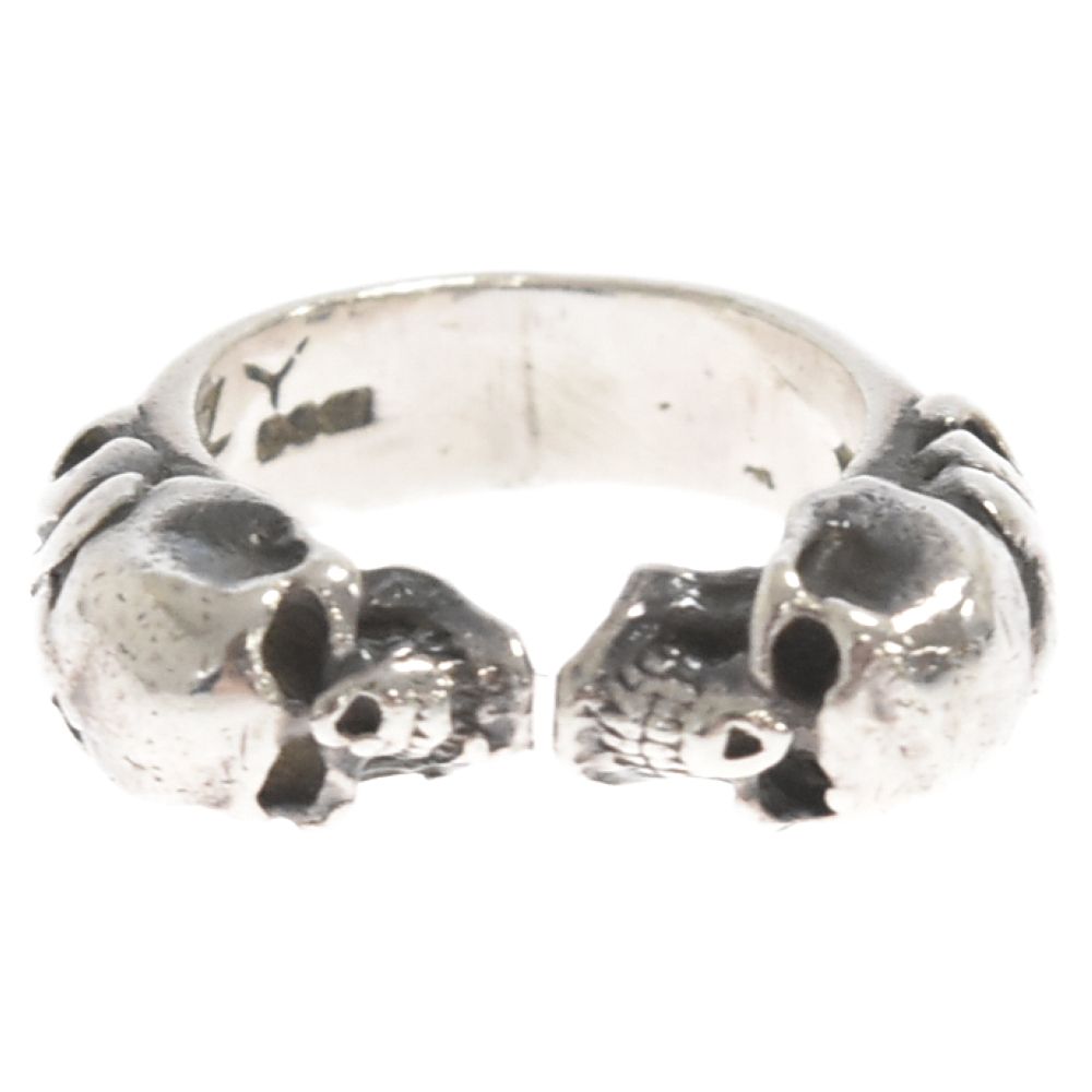 CRAZY PIG (クレイジーピッグ) TWO SKULLS RING 2スカルリング