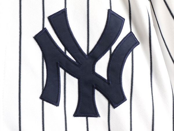 80年代美品 アメリカ製ラッセル ヤンキース ベースボールシャツ コットン製 お得なクーポン配布中!】 00s MLB ラッセル ヤンキース ベース
